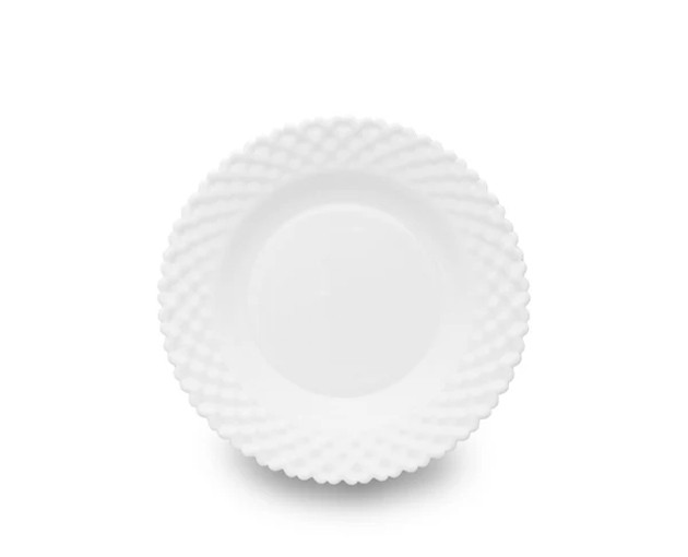 PARS OPAL Round plate white 